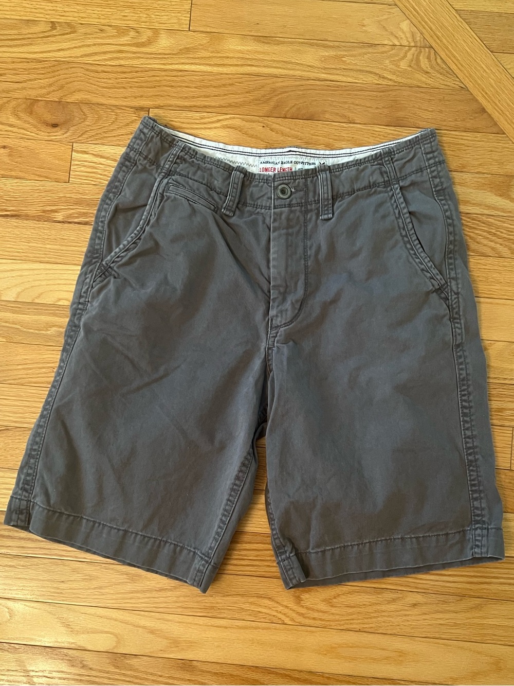 American Eagle Outfitters Men’s Longer Length Shorts Gray